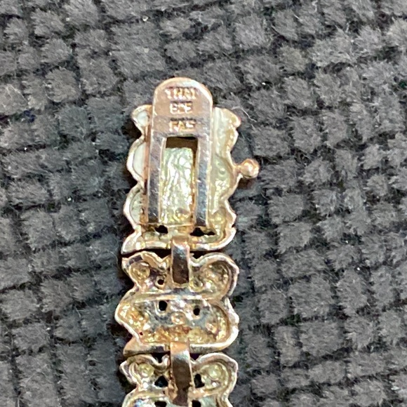 Sterling Silver Tennis Style Bracelet - Picture 4 of 6